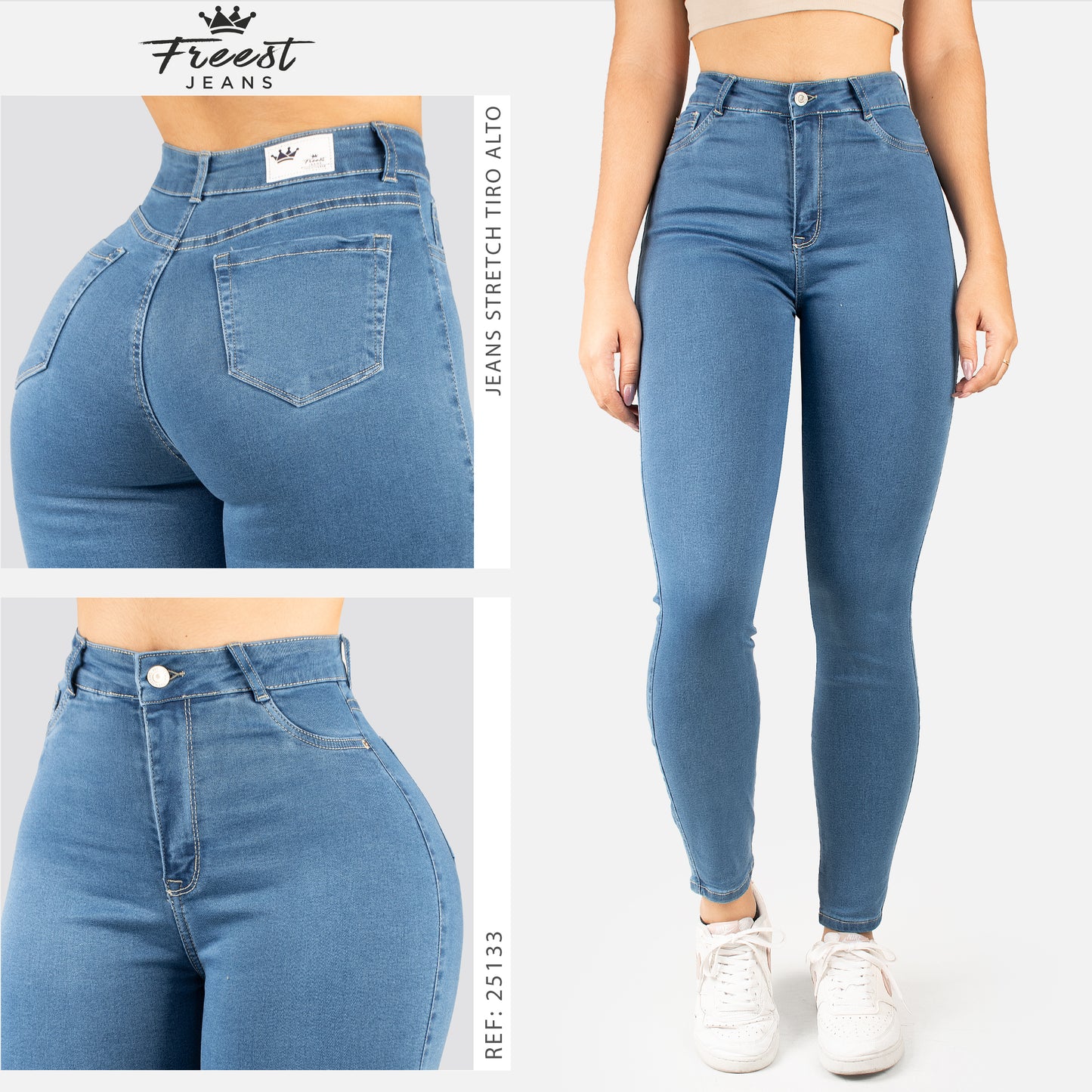 COMBO DE 3 JEANS DE DAMA